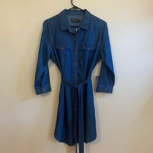 Denim Shirtdress